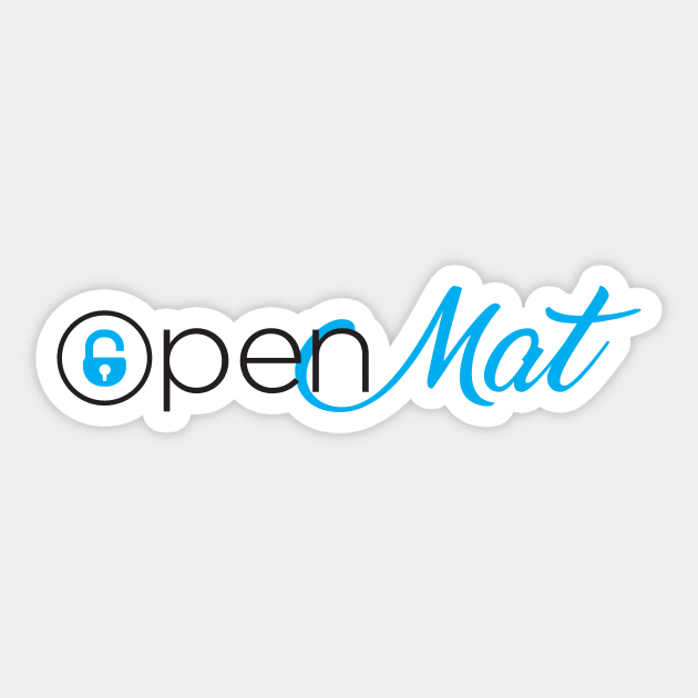 Open Mat Sticker by Sheriken